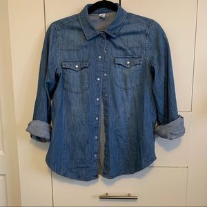 2/$18 Old Navy Classic Denim Shirts